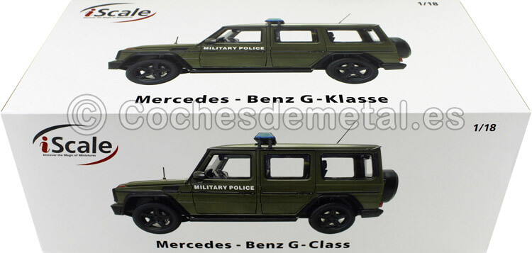 2015 Mercedes-Benz G-Klasse (W463) Policia Militar 1:18 iScale 118000000044