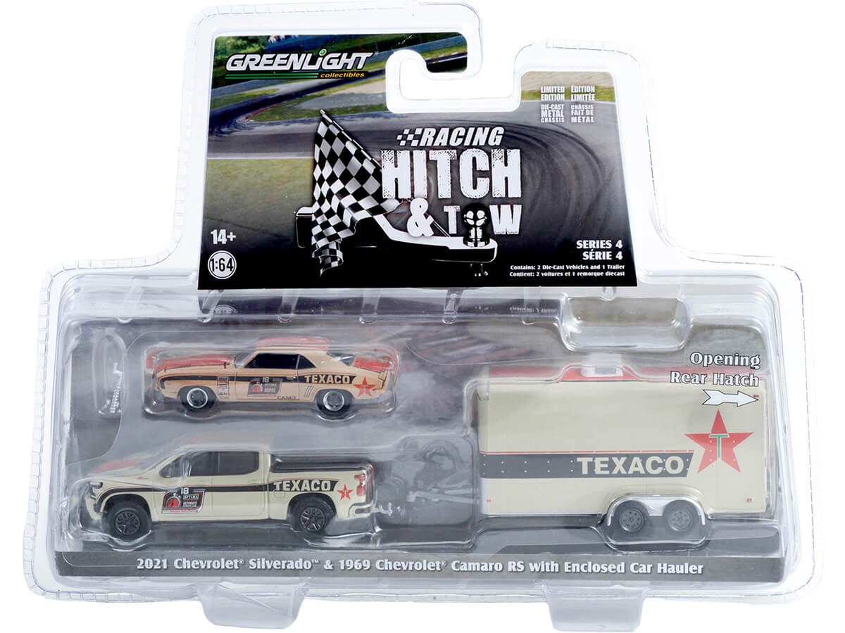 Lote De Modelos Racing Hitch Tow Series Greenlight