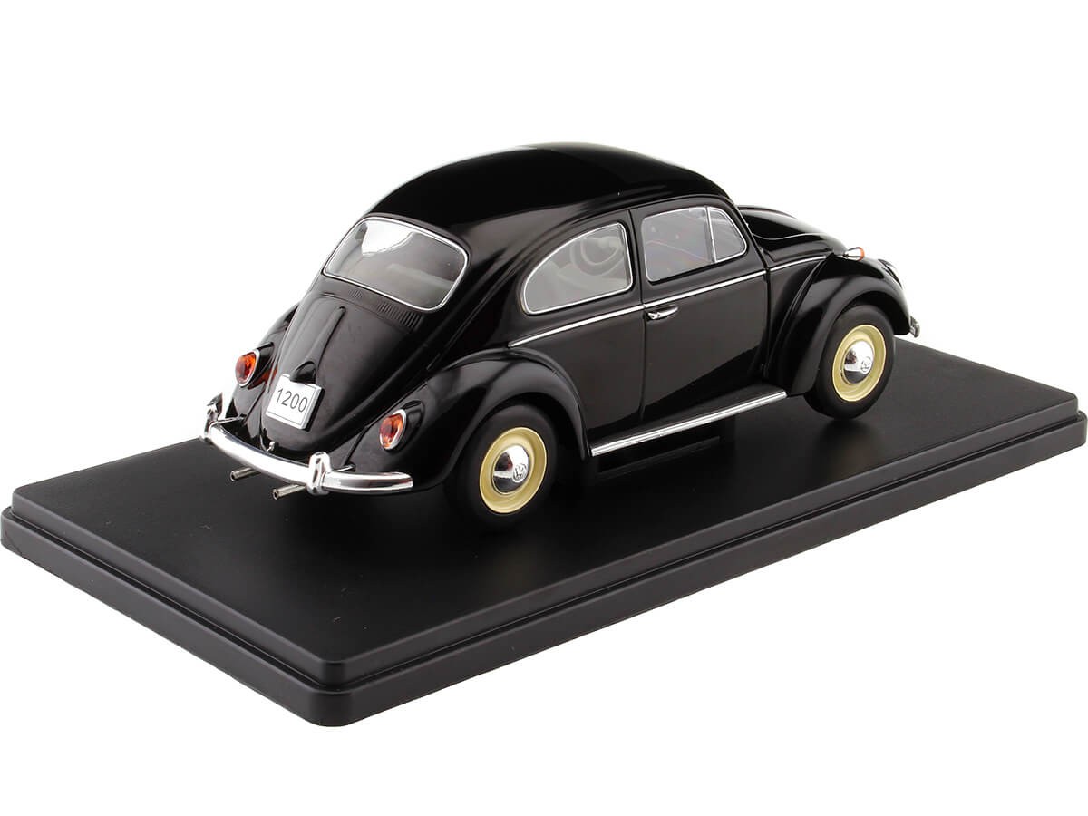 1960 Volkswagen VW Beetle Käfer 1200 Negro 1 24 WhiteBox 124177