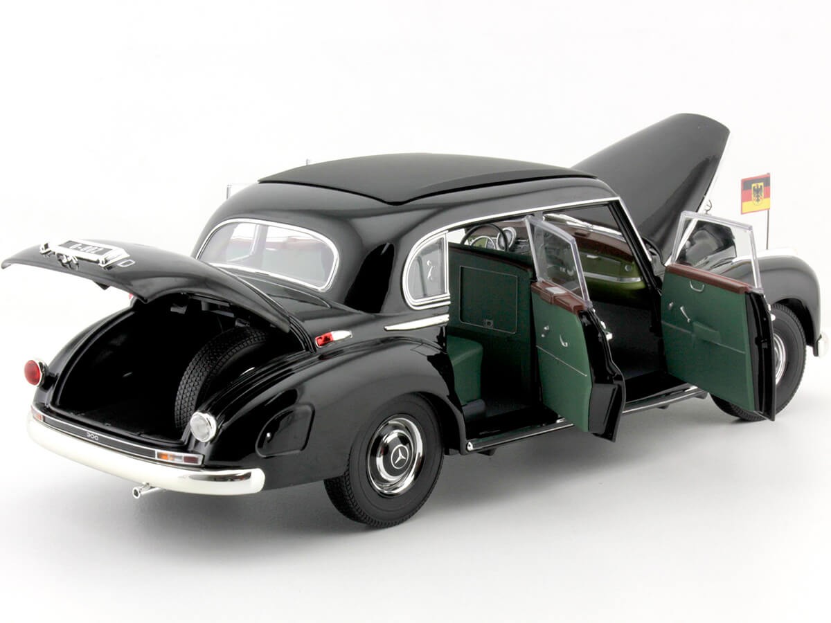 1955 Mercedes Benz TYPE 300 W186 Limousine Konrad Adenauer Negro