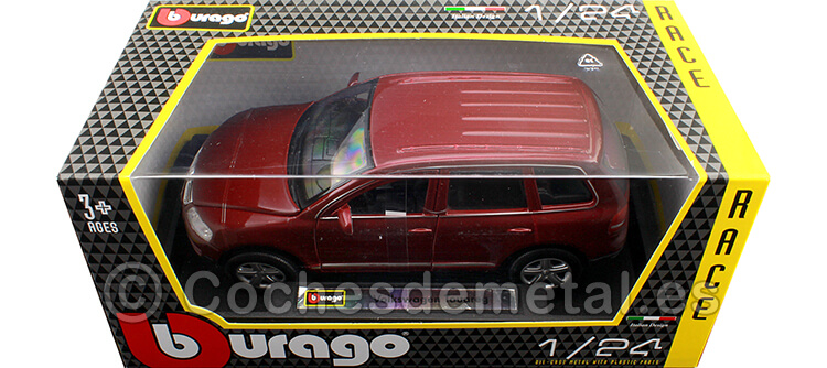 2006 Volkswagen Touareg Rojo Oscuro 1:24 Bburago 22015