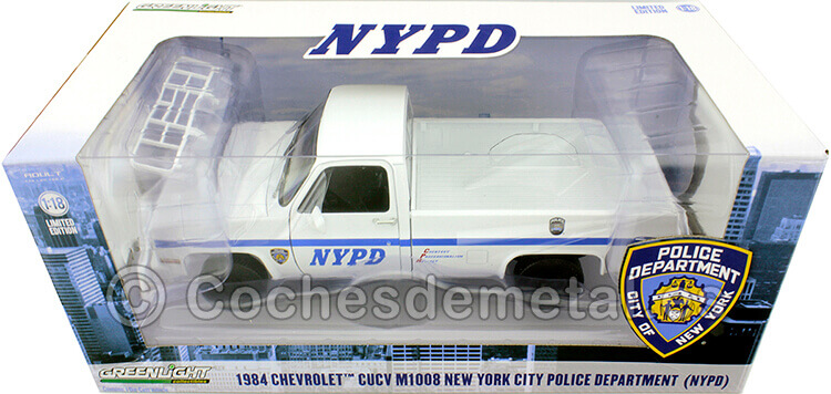 1984 Chevrolet CUCV M1008 NYPD New York Police Department 1:18 Greenlight 13561