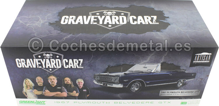 1967 Plymouth Belvedere GTX Graveyard Carz TV Series 1:18 Greenlight 19059