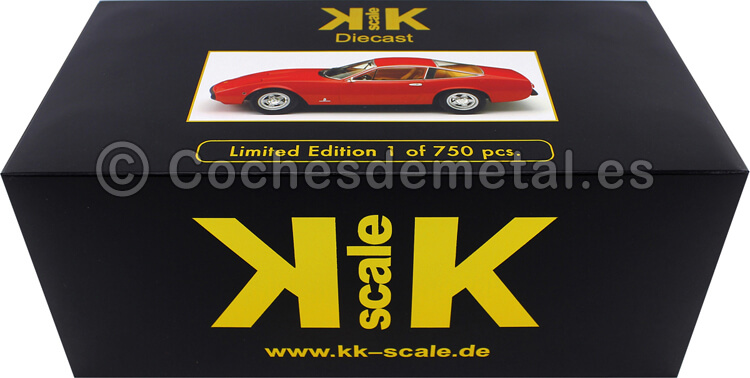 1971 Ferrari 365 GTC4 Rojo 1:18 KK-Scale 180285