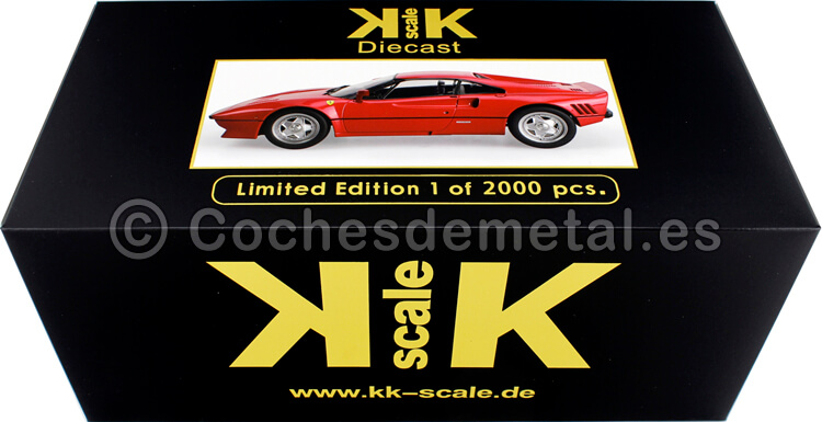 1984 Ferrari 288 GTO Rojo 1:18 KK-Scale 180411
