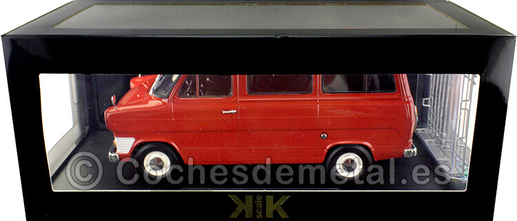 1965 Ford Transit Bus Rojo 1:18 KK-Scale 180465
