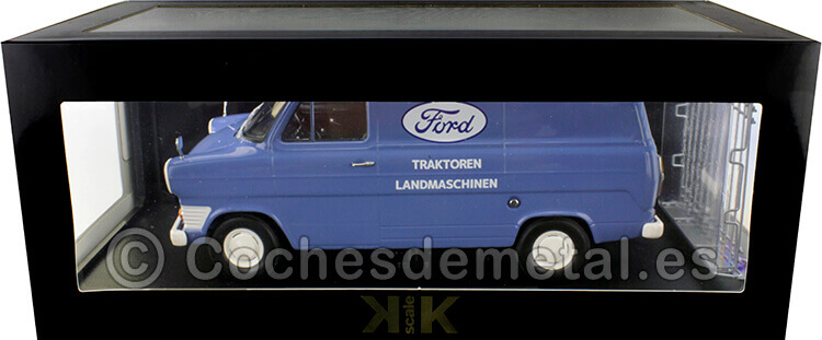 1970 Ford Transit Furgoneta Servicio al Cliente Ford Azul 1:18 KK-Scale 180494