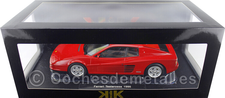 1986 Ferrari Testarossa Rojo 1:18 KK-Scale 180512