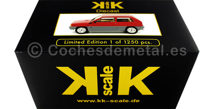1980 Fiat Panda 30 MK I (Seat Panda) Rojo 1:18 KK-Scale 180521