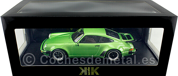 1976 Porsche 911 (930) Turbo 3.0 Verde Metalizado 1:18 KK-Scale 180573