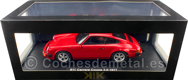 1977 Porsche 911 Carrera 3.0 Coupe Rojo 1:18 KK-Scale 180631