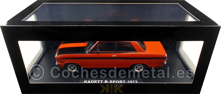 1973 Opel Kadett B Sport Rojo/Negro 1:18 KK-Scale 180645