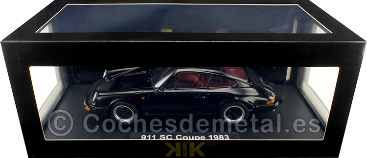1983 Porsche 911 SC Coupe Negro 1:18 KK-Scale 180662