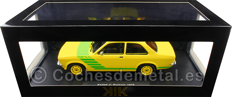 1973 Opel Kadett C Swinger Amarillo/Verde 1:18 KK-Scale 180673