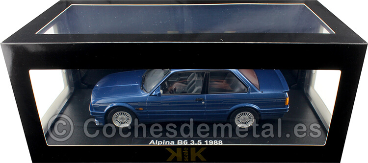 1988 BMW Alpina B6 3.5 (E30) Azul Metalizado 1:18 KK-Scale 180701