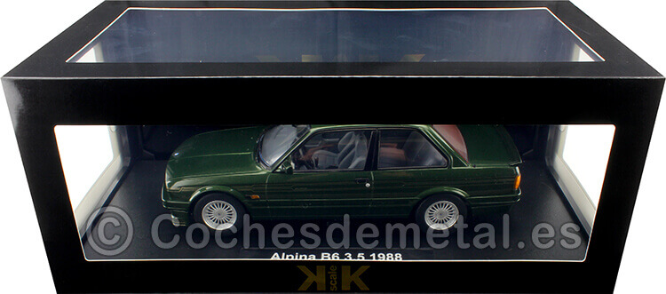 1988 BMW Alpina B6 3.5 (E30) Verde Metalizado 1:18 KK-Scale 180702