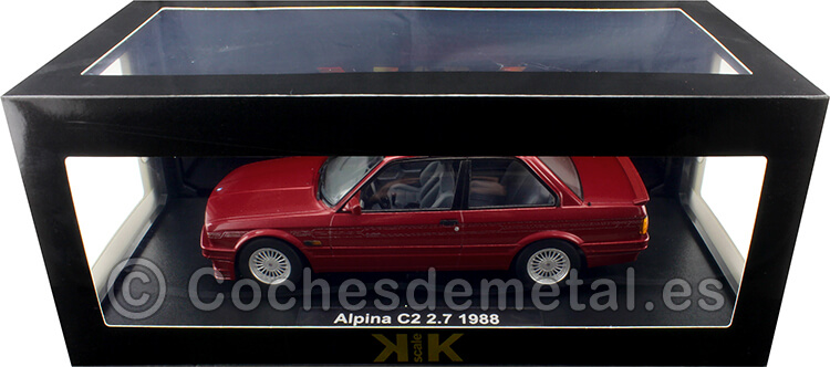 1988 BMW Alpina C2 2.7 (E30) Rojo Metalizado 1:18 KK-Scale 180782