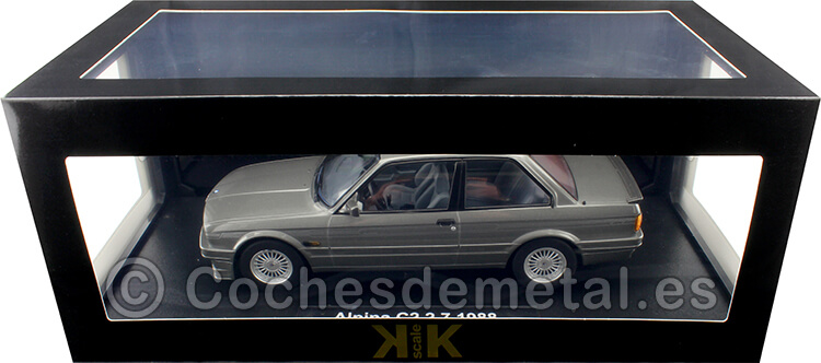 1988 BMW Alpina C2 2.7 (E30) Gris Metalizado 1:18 KK-Scale 180783