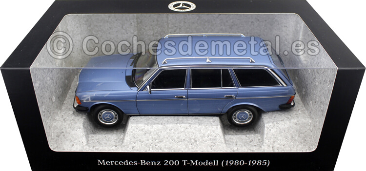 1980 Mercedes-Benz 200 T-Modell (S123) Diamond Blue 1:18 Dealer Edition B66040671
