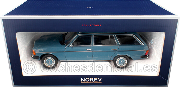 1980 Mercedes-Benz 200 T-Modell (S123) Azul 1:18 Norev HQ 183737