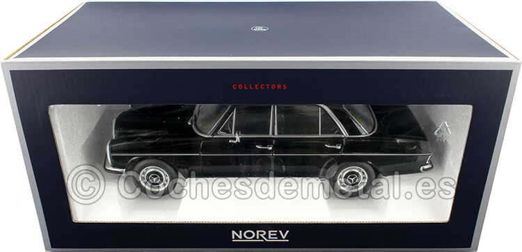 1968 Mercedes-Benz 200 TAXI Negro 1:18 Norev HQ 183776