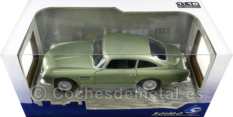 1964 Aston Martin DB5 Verde Metalizado 1:18 Solido S1807102
