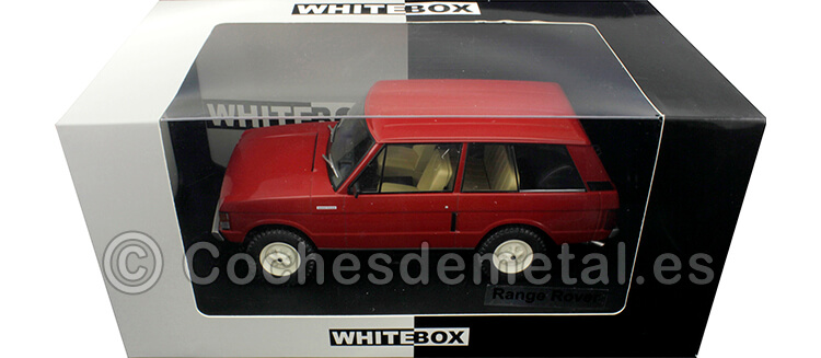 1972 Land Rover Range Rover 3.5 V8 Rojo 1:24 WhiteBOX 124071