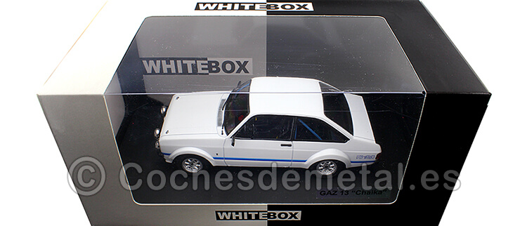 1975 Ford Escort MKII RS 1800 Blanco 1:24 WhiteBox 124088