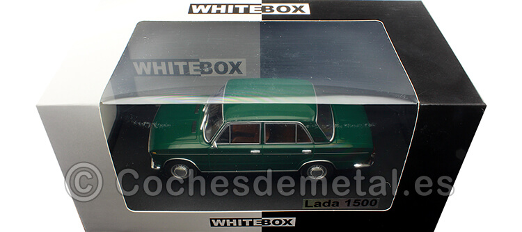 1977 Lada 1500 Verde Oscuro 1:24 WhiteBox 124093