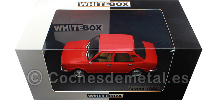 1978 Skoda 105L Rojo 1:24 WhiteBox 124099