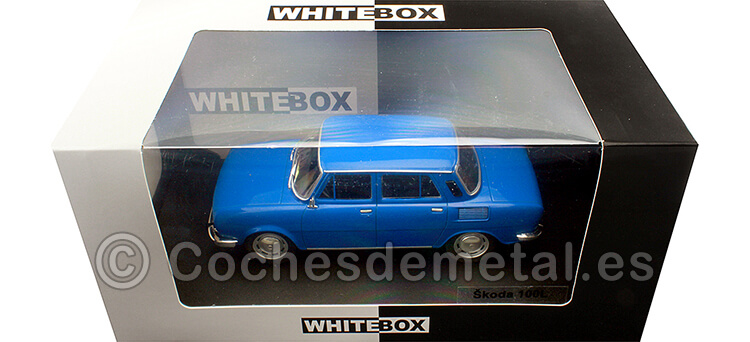 1974 Skoda 100L Azul 1:24 WhiteBox 124107