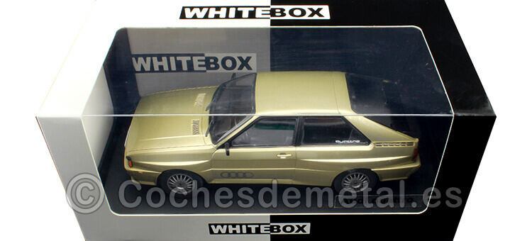 1980 Audi Quattro Metallic Gold 1:24 WhiteBox 124126