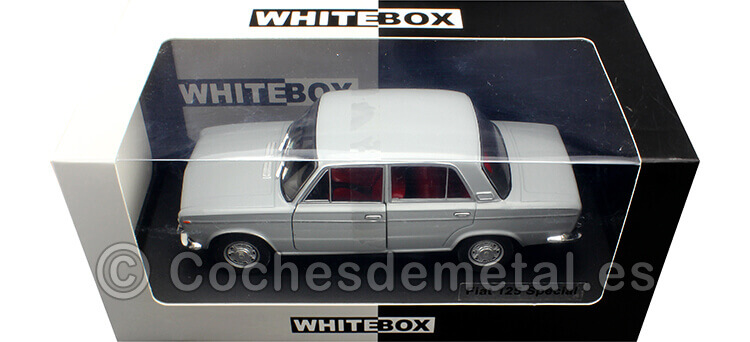 1970 Fiat 125 Especial (Seat 124) Gris 1:24 WhiteBox 124128
