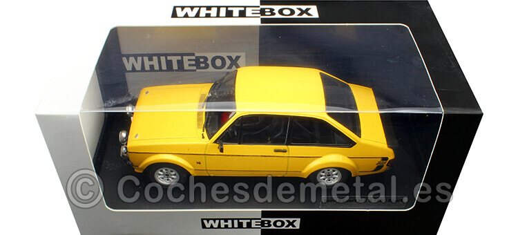 1977 Ford Escort MK II 1600 Sport Amarillo 1:24 WhiteBox 124129