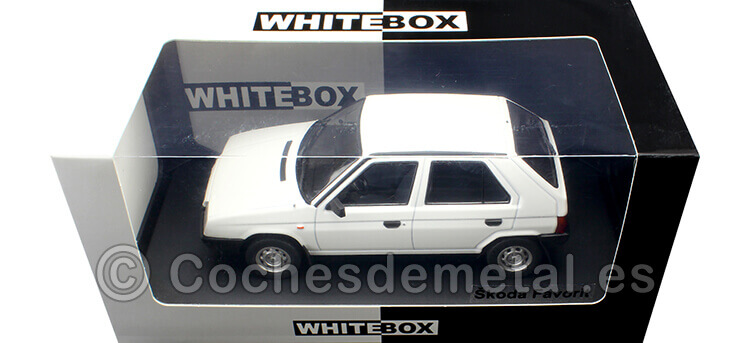 1989 Skoda Favorit Blanco 1:24 WhiteBox 124141