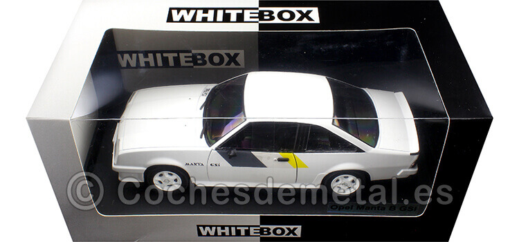 1981 Opel Manta B GSi Blanco 1:24 WhiteBox 124173-O