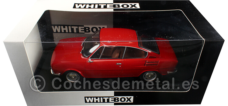 1970 Skoda 110R Coupé Rojo 1:24 WhiteBox 124185