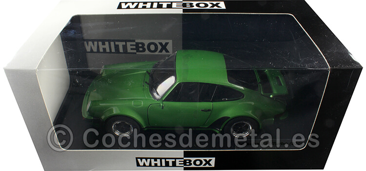 1974 Porsche 911 (930) Turbo Verde Metalizado 1:24 WhiteBox 124188