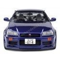CARSDEMETAL.ES 1999 Nissan Skyline GT-R (R34) Purple Midnight 1:18 Solino S1804303