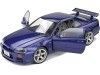 CARSDEMETAL.ES 1999 Nissan Skyline GT-R (R34) Purple Midnight 1:18 Solino S1804303