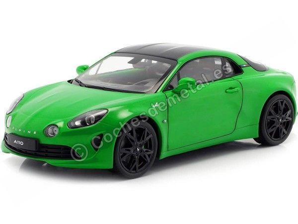 Cochesdemetal.es 2021 Alpine A110S Pure Color Edition Verde Jardín 1:18 Solido S1801610