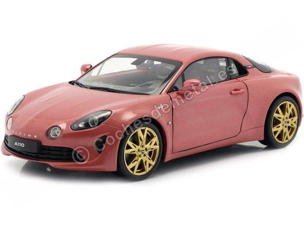 Cochesdemetal.es 2021 Alpine A110S Pure Color Edition Rosa Brezo 1:18 Solido S1801611