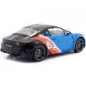 CARSDEMETAL.ES 2021 Alpine A110S Edition sur piste bleu / noir / rouge / blanc 1:18 Solino S1801615