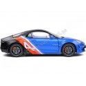 CARSDEMETAL.ES 2021 Alpine A110S Edition sur piste bleu / noir / rouge / blanc 1:18 Solino S1801615