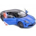 CARSDEMETAL.ES 2021 Alpine A110S Edition sur piste bleu / noir / rouge / blanc 1:18 Solino S1801615