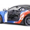 CARSDEMETAL.ES 2021 Alpine A110S Edition sur piste bleu / noir / rouge / blanc 1:18 Solino S1801615