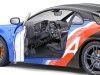 CARSDEMETAL.ES 2021 Alpine A110S Edition sur piste bleu / noir / rouge / blanc 1:18 Solino S1801615
