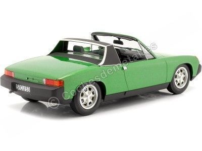 Cochesdemetal.es 1975 Volkswagen Porsche 914 2.0 Verde Metalizado 1:18 Norev 187685 2