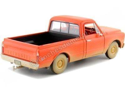 CARSDEMETAL.ES 1971 Chevrolet C-10 Pickup "The Day of the Red" Red 1:24 Greenlight 84131 2