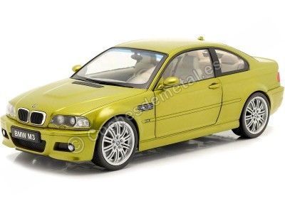 2000 BMW M3 (E46) Coupe Amarillo Fenix 1:18 Solido S1806501 Cochesdemetal.es